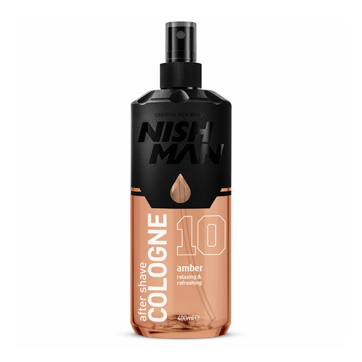 [NMN-109-10] AFTER SHAVE COLONIA 10 AMBER 400ml - NISHMAN