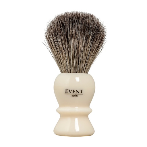 [2202] BROCHA AFEITAR TEJÓN GRIS MARFIL - EVENT