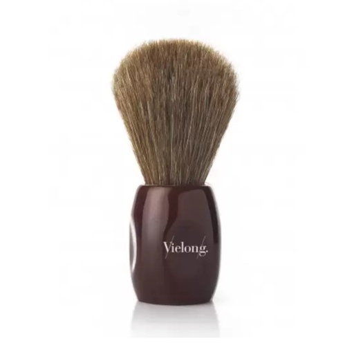 [B1309] BROCHA AFEITAR CABALLO 24mm BURDEOS - VIELONG