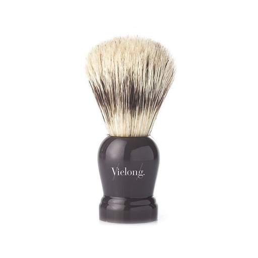 [B1811] BROCHA AFEITAR GRIS CER. NAT. 21mm - VIELONG