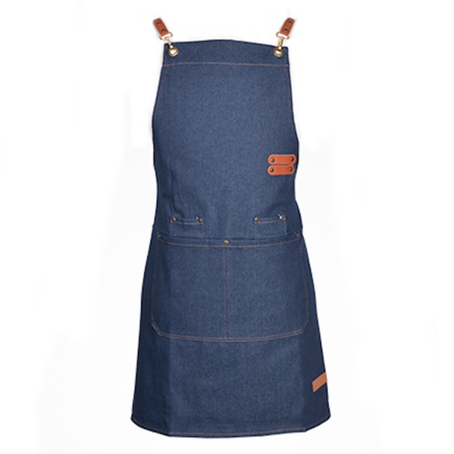 [ZZTEX44651 33164] DELANTAL BARBERO FULL JEAN - BIFULL