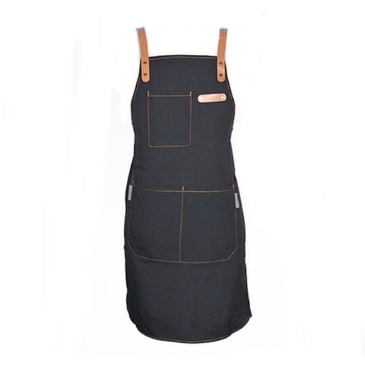 [ZZTEX44652] DELANTAL BARBERO BLACK NIGHT - BIFULL