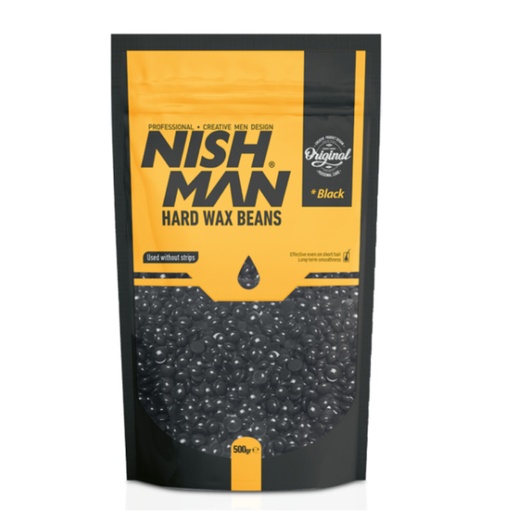 [NMN-205-BLA] BOLSA PERLAS CERA NEGRA 500g - NISHMAN