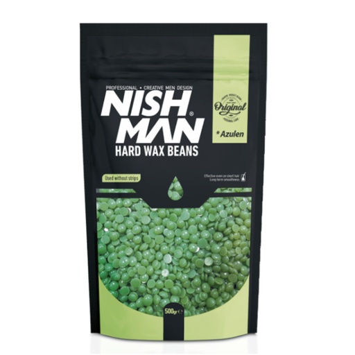 [NMN-205-GRE] BOLSA PERLAS CERA VERDE 500g - NISHMAN
