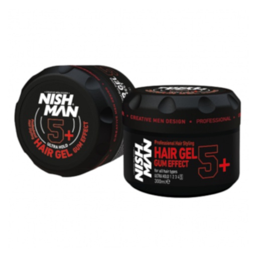 [NMN-135] GEL ULTRA FUERTE 5+ 300ml NEGRO - NISHMAN