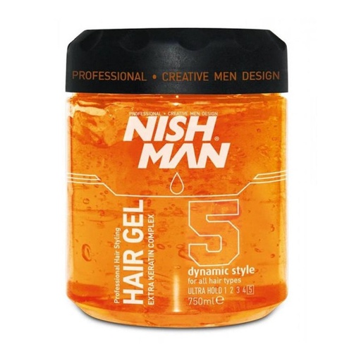 [NMN-195] GEL FIJADOR ULTRA STRONG DYNAMIC 750ml - NISHMAN