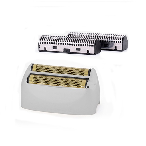[ZZREP44817  36364] CABEZAL + PACK 2 PEINES/CUCHILLA RETRO RAZOR SILVER - PERFECT BEAUTY