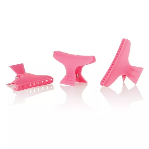 [370.313] CLIPS GRANDES PLASTICO ROSA PACK 12 - XANITALIA