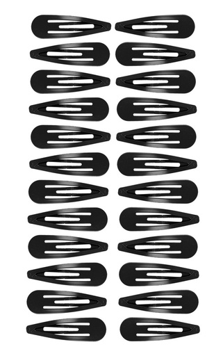 [03482] CARTON 24 RANITAS NEGRO 5CM - EUROSTIL