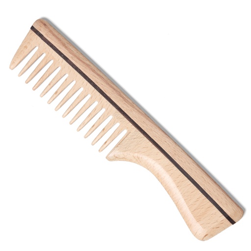 [04240] PEINE ESCARPIDOR MADERA 19CM - EUROSTIL