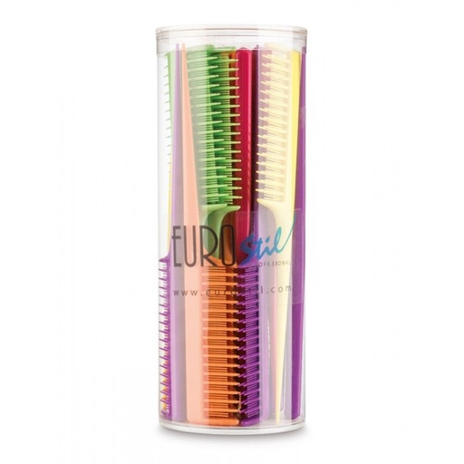 [04350] BOTE 24 CEPILLOS DOBLE ALTURA PARA CREPAR - EUROSTIL