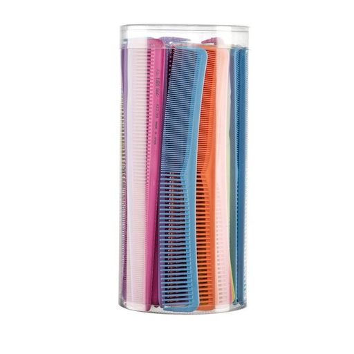 [03845] BOTE 60 PEINES COLORES MOD.115 - EUROSTIL