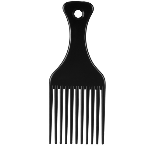 [00402/50   ] PEINE MEDIANO AHUECADOR 16.5CM 11 PUAS NEGRO - EUROSTIL