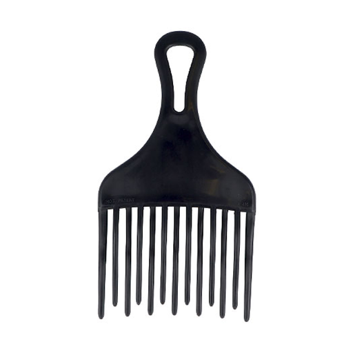 [00414/50   ] PEINE AHUECADRO DOBLE PUA GRANDE 18CM NEGRO - EUROSTIL