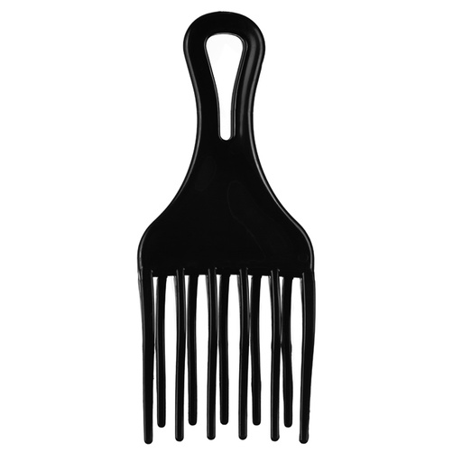 [00417] PEINE AHUECADOR DOBLE PUA PEQUEÑO NEGRO 13CM - EUROSTIL