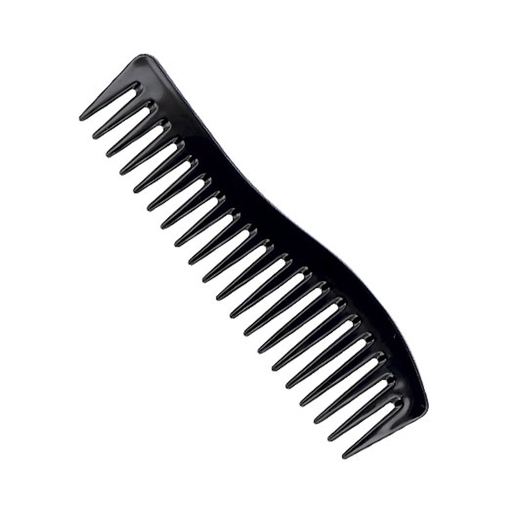 [00420] PEINE BATIDOR ONDULADO 18CM NEGRO - EUROSTIL
