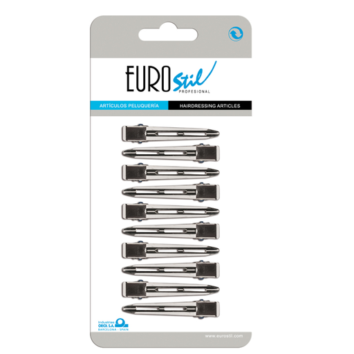 [00090] CARTÓN 10 PINZAS MEDIANAS 5.5CM - EUROSTIL