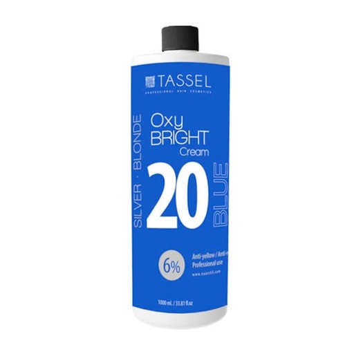 [07793] CREMA OXIDANTE AZUL OXY BRIGHT 20VOL 1L - TASSEL