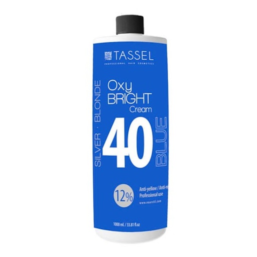 [07795] CREMA OXIDANTE AZUL OXY BRIGHT 40VOL 1L - TASSEL