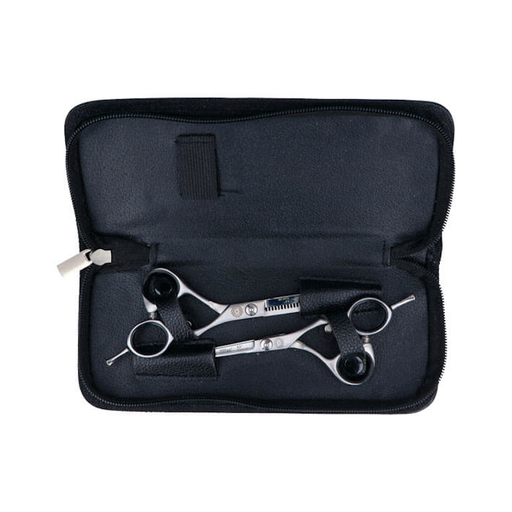 [07107] ESTUCHE DOS TIJERAS CORTAR/ESCULPIR FLASH 5.5" - EUROSTIL