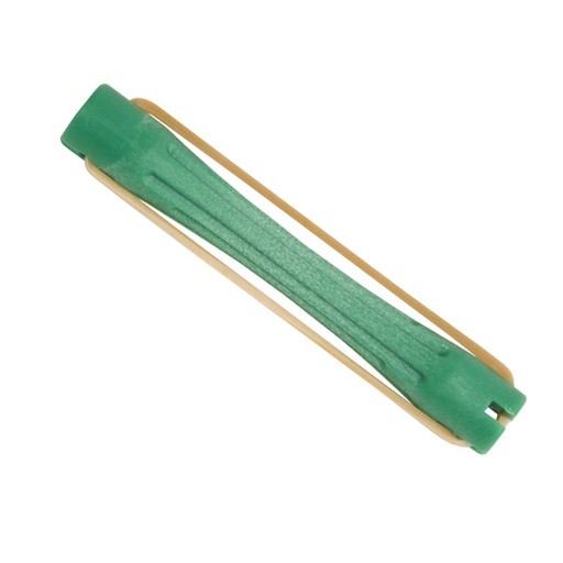 [01556] BOLSA 100 BIGUDIS PLÁSTICO VERDE N.3 Ø10 - EUROSTIL