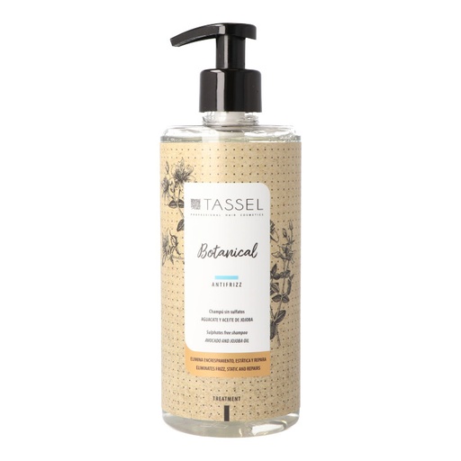 [07605] CHAMPÚ LÍQUIDO ANTIFRIZZ 500ML - TASSEL