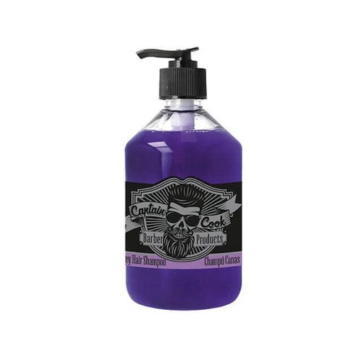 [07376] CHAMPU CABELLOS GRISES 500ML - CAPTAIN COOK