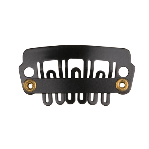 [03271/50   ] BOLSA 4 CLIPS EXTENSIONES 2,2CM PEQUEÑO NEGRO - EUROSTIL