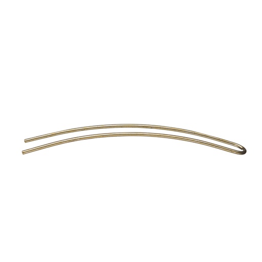 [04529] BOLSA 6 HORQUILLAS BRONCE CURVA MOÑO LISA 95MM - EUROSTIL