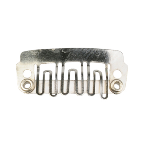 [03307/54   ] BOLSA 50 CLIPS EXTENSIONES 2,3CM PLATA - EUROSTIL