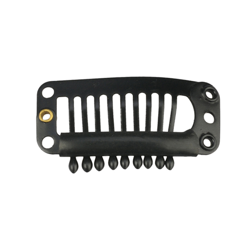 [02924/50   ] BOLSA 50 CLIPS EXTENSIONES 3,2CM NEGRO - EUROSTIL