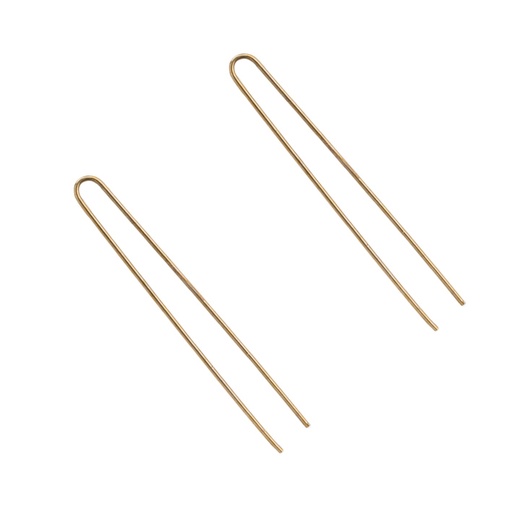[00701] CAJA 400 HORQUILLAS INVISIBLES BRONCE 65MM - EUROSTIL