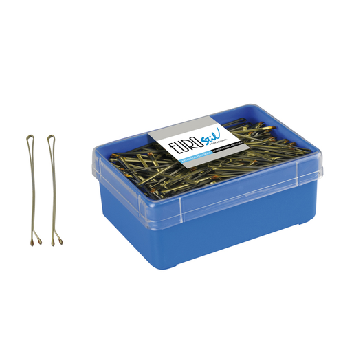 [01608] CAJA 150 CLIPS BRONCE 70MM - EUROSTIL