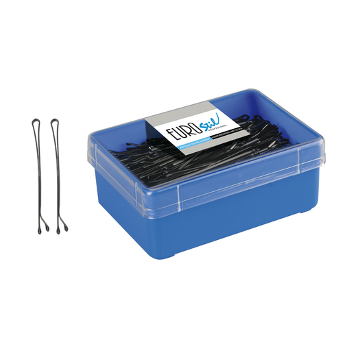 [01606/50   ] CAJA 200 CLIPS NEGRO 60MM - EUROSTIL