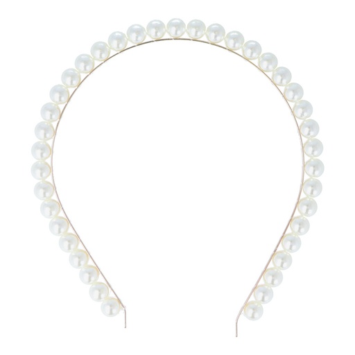 [06940] DIADEMA 2UD DORADA CON PERLAS - EUROSTIL