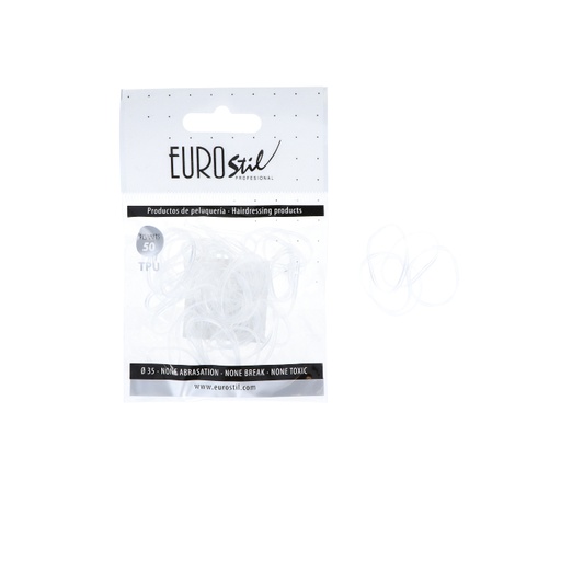 [06811] BOLSA DE 50 GOMAS TRANSPARENTES TPU - EUROSTIL