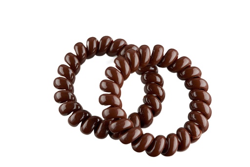 [04840/69   ] PACK DE 2 GOMAS ESPIRAL GRANDE 55MM MARRON - EUROSTIL