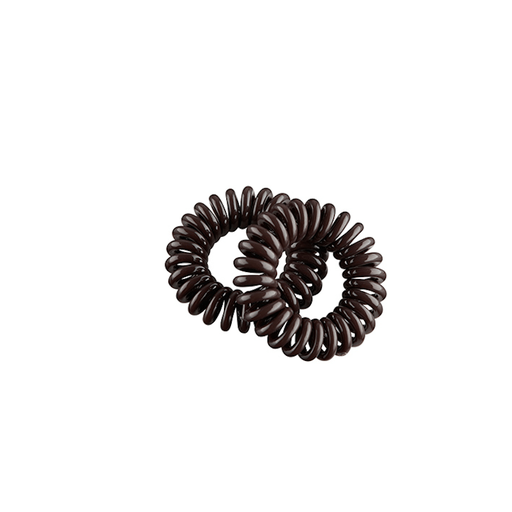 [04806/69   ] PACK DE 2 GOMAS ESPIRAL PEQUEÑA 35MM MARRON - EUROSTIL