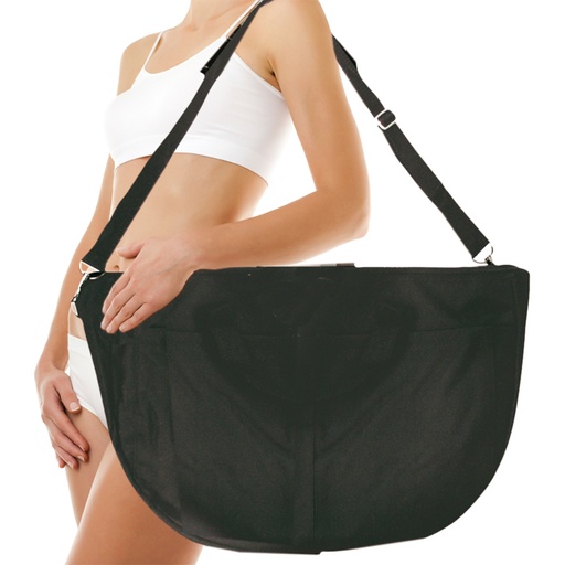 [02516] BOLSA/MOCHILA PORTA UTILES NEGRA - EUROSTIL