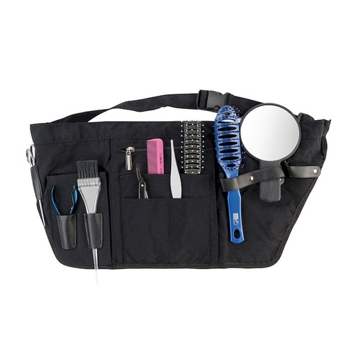 [02515] PORTA HERRAMIENTAS CINTURA NYLON NEGRO 25X59 - EUROSTIL
