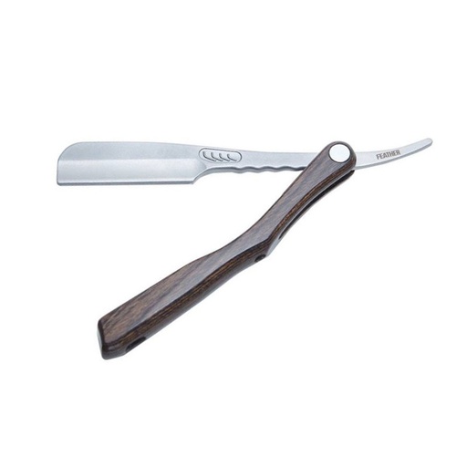 [04902] NAVAJA CLUB SS SCOTCH WOOD RAZOR - FEATHER