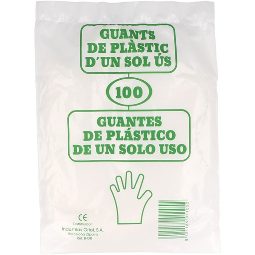 [00680] BOLSAS 100 GUANTES UN SOLO USO - EUROSTIL