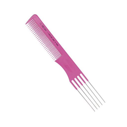 [01469/99/1] PEINE 5 PUAS ESPECIAL METAL 19,5CM FUCSIA - EUROSTIL
