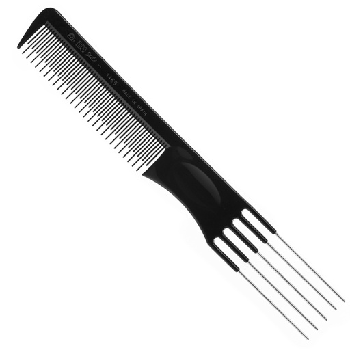[01469] PEINE 5 PUAS ESPECIAL METAL 19,5CM NEGRO - EUROSTIL