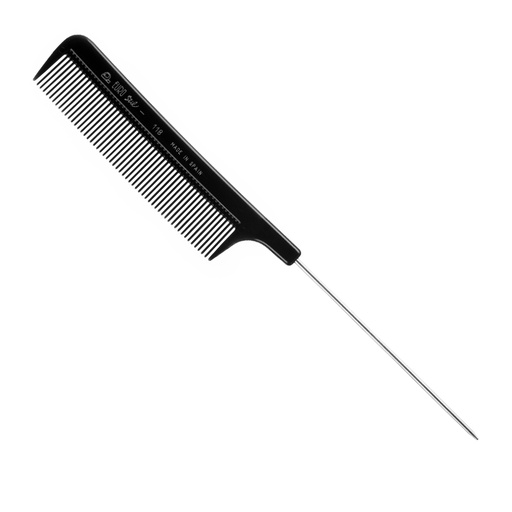 [00118] PEINE PUA HIERRO NYLON 21,5CM NEGRO - EUROSTIL