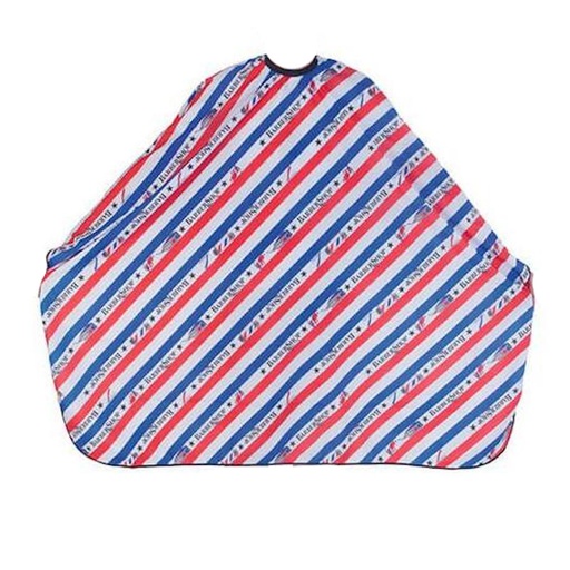 [06991] CAPA RAYAS POLO 145X160 CM - BARBER LINE