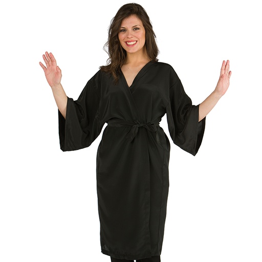 [06302/50   ] KIMONO NEGRO TALLA UNICA - EUROSTIL