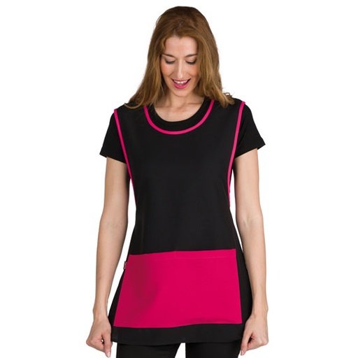 [06554/50   ] ESTOLA/CASACA TALLA ÚNICA NEGRA/FUCSIA - EUROSTIL