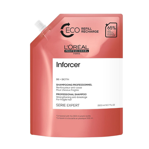 [37682] CHAMPÚ INFORCER ECO REFILL RECHARGE 1500ML - LOREAL