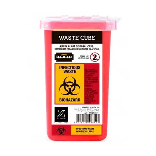 [ZZCOR43891  26810] CONTENEDOR CUCHILLAS WASTE CUBE - BIFULL